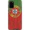Portuguese Flag Dark Wood Galaxy S20 Plus Pro Case